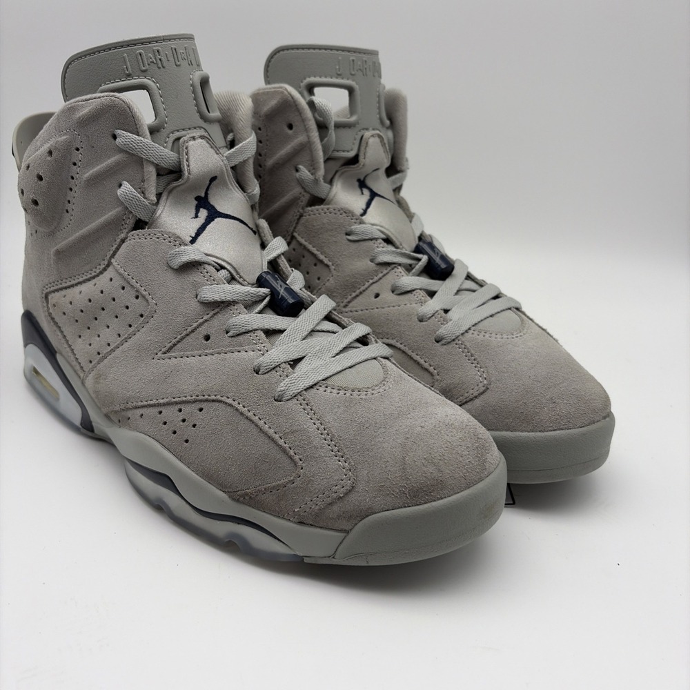 Jordan 6 Retro Georgetown Mens Size 11 Gray Magnet Navy CT8529-012 2022 Mid Top - Picture 4 of 8